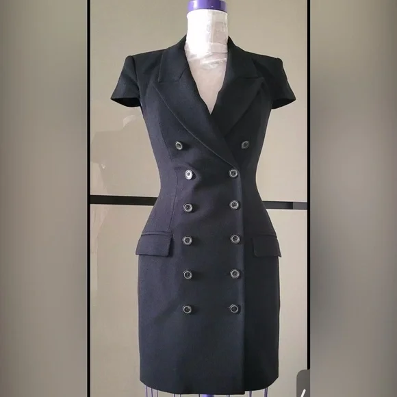 Rachel Zoe Black Blazer Dress, 6 - Picture 2 of 7